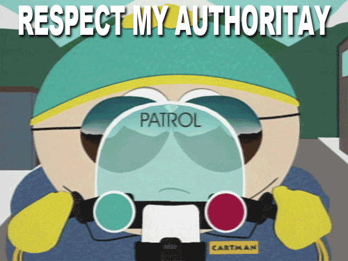 Respect my authoritah, Cartman charging a rush fee to clients