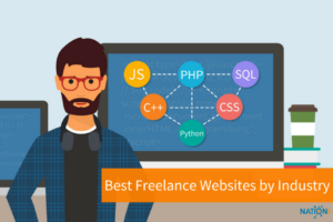 A creative who uses freelance websites to get web development work
