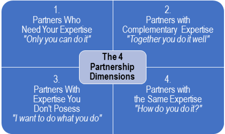 The 4 Partnership Consulting Dimensions, Dora Daniel