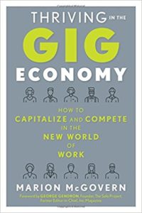 Thriving In the Gig Economy book cover, Marion McGovern